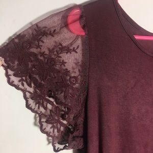 Super cute lace cap sleeve XL